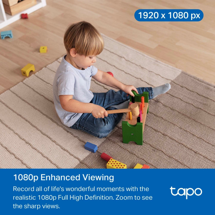 Wi-Fi Pan/Tilt камера за наблюдение TP-Link Tapo C201 - 3