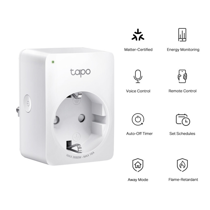 Wi-Fi Smart мини контакт TP-Link Tapo P110M - 2