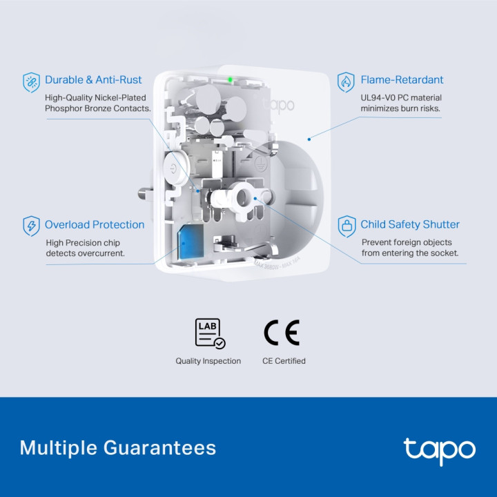 Wi-Fi Smart мини контакт TP-Link Tapo P110M - 9