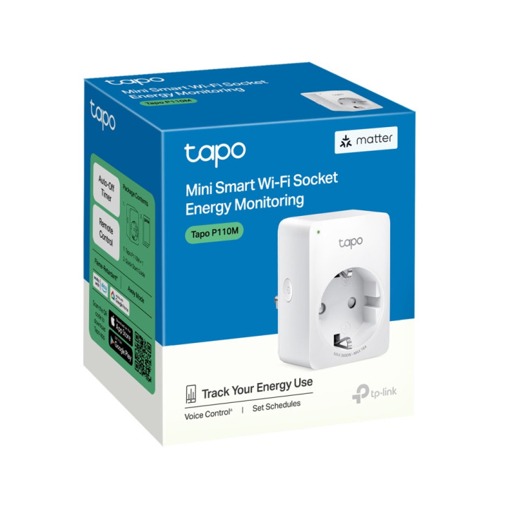 Wi-Fi Smart мини контакт TP-Link Tapo P110M - 10