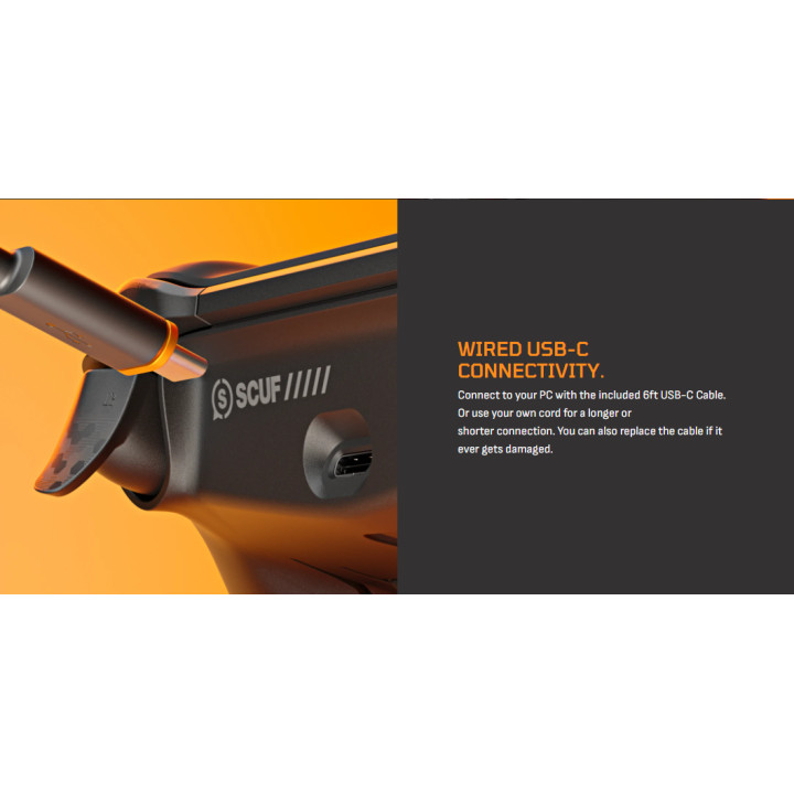Геймпад SCUF Envision V2, с кабел, Hall Effect, черен, PC/Xbox Series X/S - 601-178-02-001-EU - 7