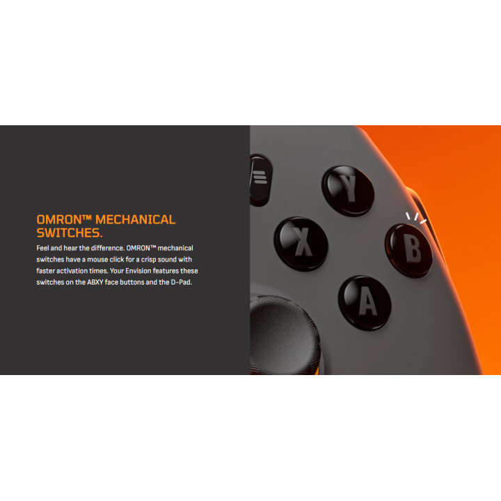 Безжична геймърска мишка SCUF Envision Pro V2, Hall Effect, Тъмно Сив - 601-178-04-102-EU - 9