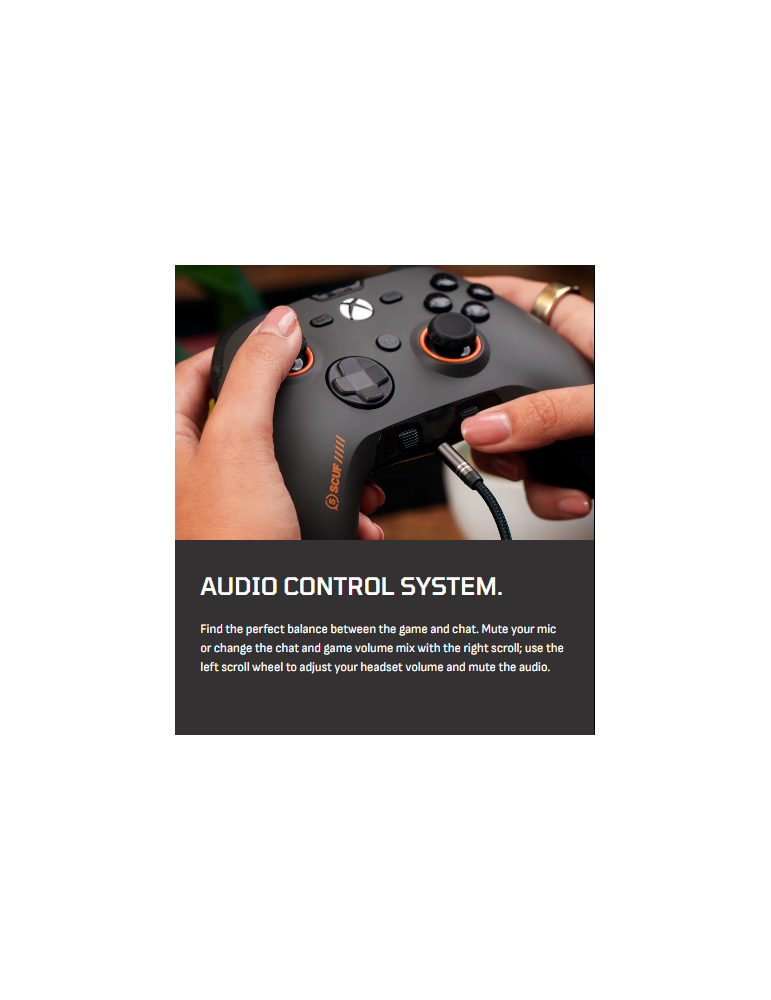 Безжична геймърска мишка SCUF VALOR PRO, Wireless, PC/Xbox Series X/S - 505-178-05-102-EU - 7