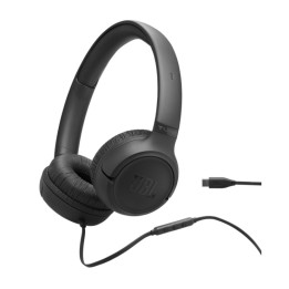 Слушалки JBL TUNE 530C, USB-C, Вградена микрофон, 20Hz-40kHz - JBLT530CBLK - 1