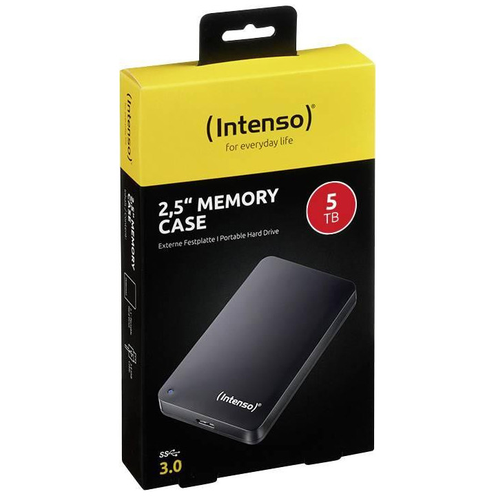Външен хард диск Intenso, 2.5", 5TB, USB 3.0 - INTENSO-HDD-5TB-EX-BK - 3