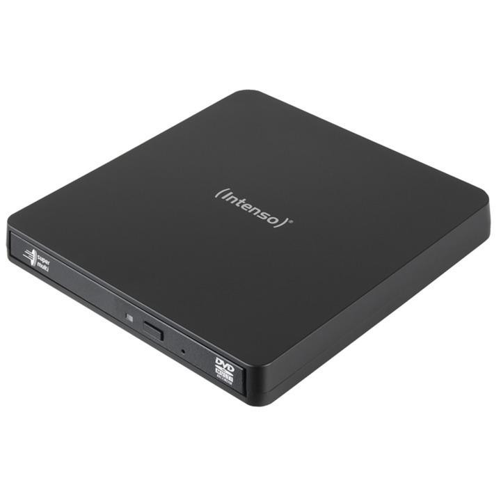 Външно USB записващо устройство Intenso EOD400D, USB 3.2, 24x запис, черно - DVD-RW-INTENSO-EOD400D - 1