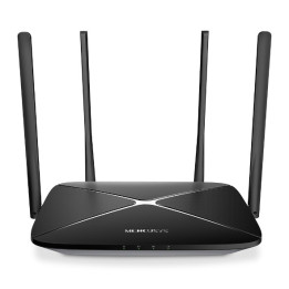 Безжичен рутер Mercusys AC12G, двубандов, 1267 Mbps, 4× антени, 2.5 Gbps WAN - 1