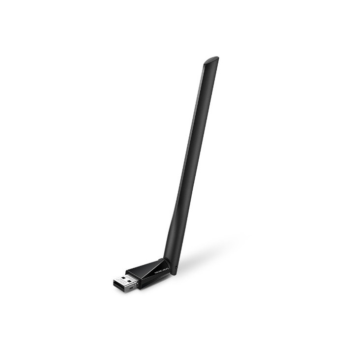 Безжичен USB адаптер Mercusys MU6H, 802.11ac, AC650 2-лентов, скорост до 433 Mbps по 5 GHz и 200 Mbps по 2.4 GHz - 1