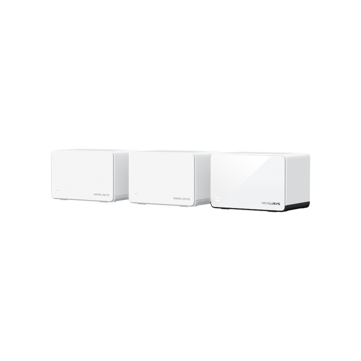 Безжична Wi-Fi 6 Mesh система Mercusys Halo H85X (3-pack), AX3000, 2.4 GHz 574 Mbps, Desktop - 1