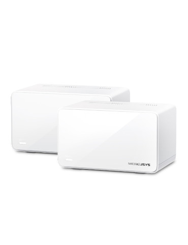 Безжична Wi-Fi 6 Mesh система Mercusys Halo H90X (2-pack), AX6000 - 1