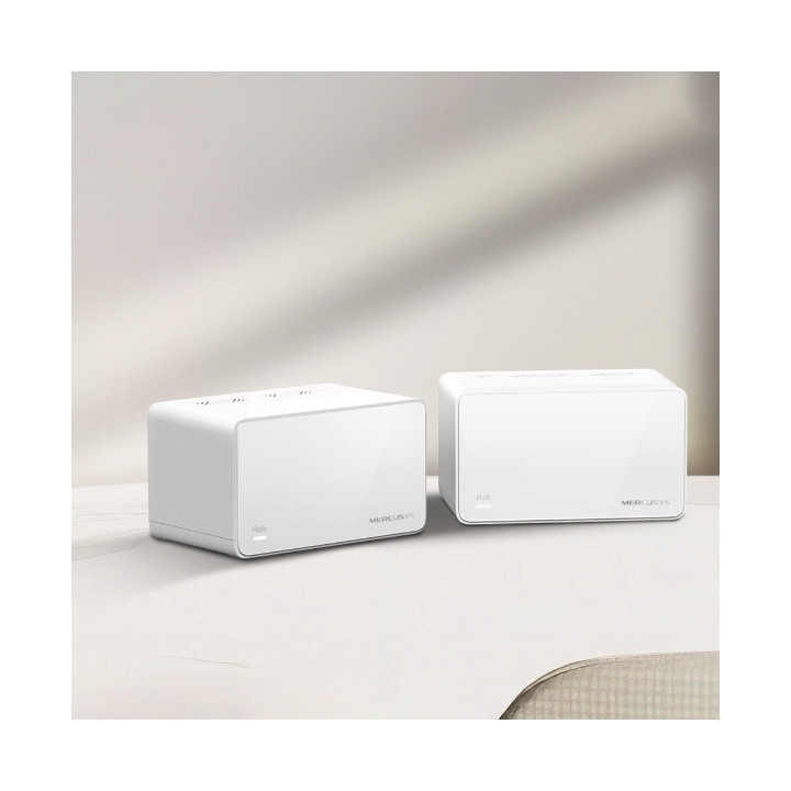 Безжична Wi-Fi 6 Mesh система Mercusys Halo H90X (2-pack), AX6000 - 9