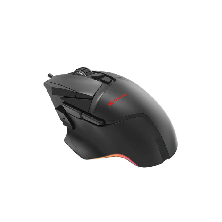 Геймърска мишка Xtrike ME GM-502, Оптична 12800dpi, 8 програмируеми бутона, RGB подсветка - XTRM-GM-502-BK - 2