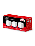 Безжична Wi-Fi Mesh система Mercusys Halo H50G (3-pack), AC1900, 2.4GHz/5GHz, 3× Gigabit LAN порта - 12
