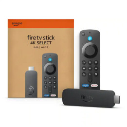 Медиа плеър Amazon Fire TV Stick 4K Select, 4K, 1.7 GHz Quad Core, Android 8GB - B0C6W3D4RM - 1