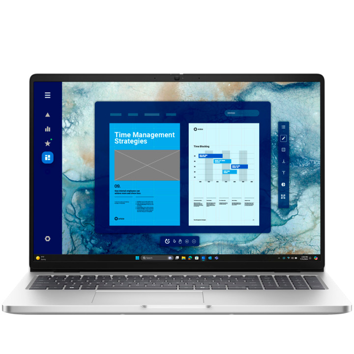 Лаптоп DELL Pro 16 PC16250, 16.0" FHD+ (1920x1200), Intel Core Ultra 5 235U vPro, 16GB DDR5, 512GB SSD, Windows 11 Pro - PC16250