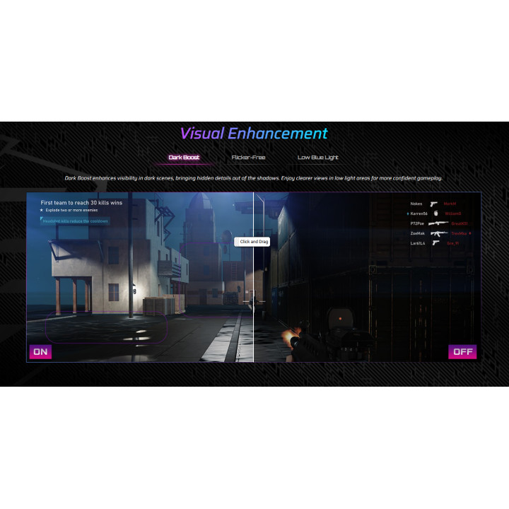 Монитор ASROCK PG27FFS2E, 27" Full HD IPS, 240Hz, 1ms (MPRT) време за реакция, 99% sRGB, 2W x 2, AMD FreeSync™ Premium - 2