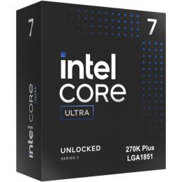 Процесор Intel Core Ultra 7 270K Plus, 24 ядра, 36MB Cache, до 5.50 GHz, Socket 1851, DDR5 - BX80768270K - 1