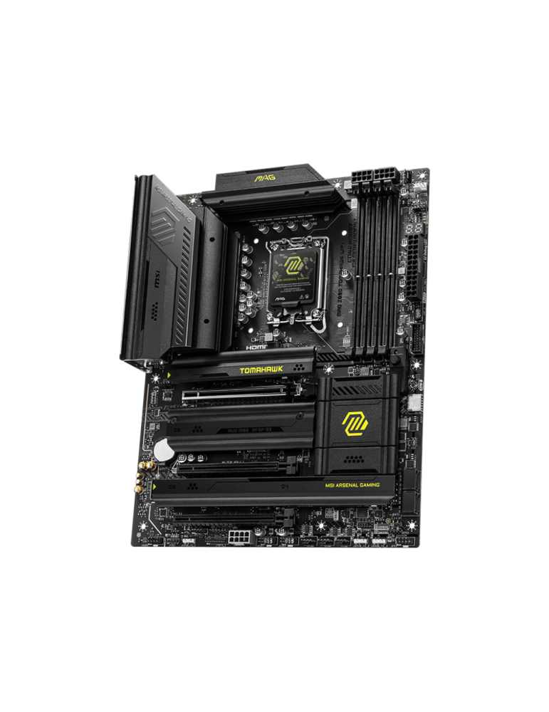 Дънна платка MSI MAG Z890 TOMAHAWK WIFI, LGA1851, 4x DDR5, 4x SATA3, 4x M.2, WiFi 7 - 911-7E32-003 - 3