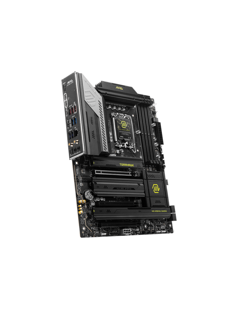 Дънна платка MSI MAG Z890 TOMAHAWK WIFI, LGA1851, 4x DDR5, 4x SATA3, 4x M.2, WiFi 7 - 911-7E32-003 - 4