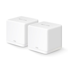 Безжична Wi-Fi 6 Mesh система Mercusys Halo H60X (2-pack), AX1500, 802.11ax, 2× Gigabit LAN - 1