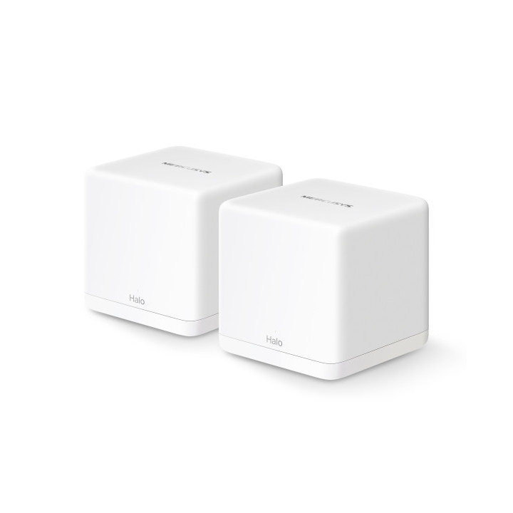 Безжична Wi-Fi 6 Mesh система Mercusys Halo H60X (2-pack), AX1500, 802.11ax, 2× Gigabit LAN - 1