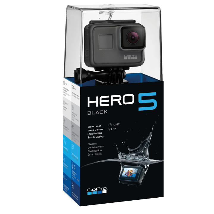 Спортна екшън камера GoPro HERO5 Black   подарък 32GB карта памет SanDisk Extreme 100 mb/s