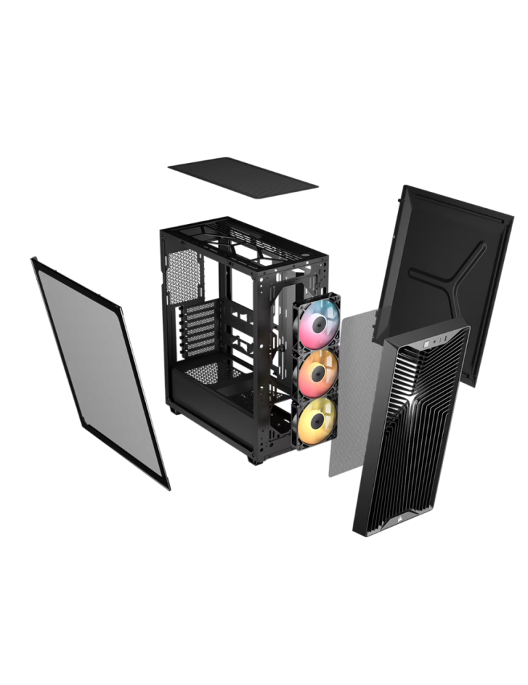 Кутия за компютър Corsair 3200D RS ARGB, Middle Tower, ATX/Micro ATX/Mini ITX - CC-9011344-WW - 3
