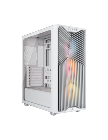 Кутия за компютър Corsair 3200D RS ARGB, Middle Tower, ATX/Micro ATX/Mini ITX, Бял - CC-9011345-WW - 1