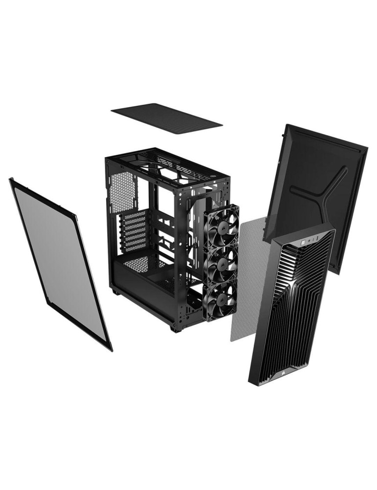 Кутия за компютър Corsair 3200D RS, Middle Tower, черна - CC-9011334-WW - 3