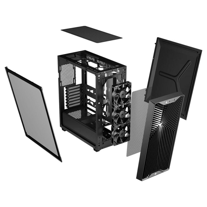 Кутия за компютър Corsair 3200D RS, Middle Tower, черна - CC-9011334-WW - 3