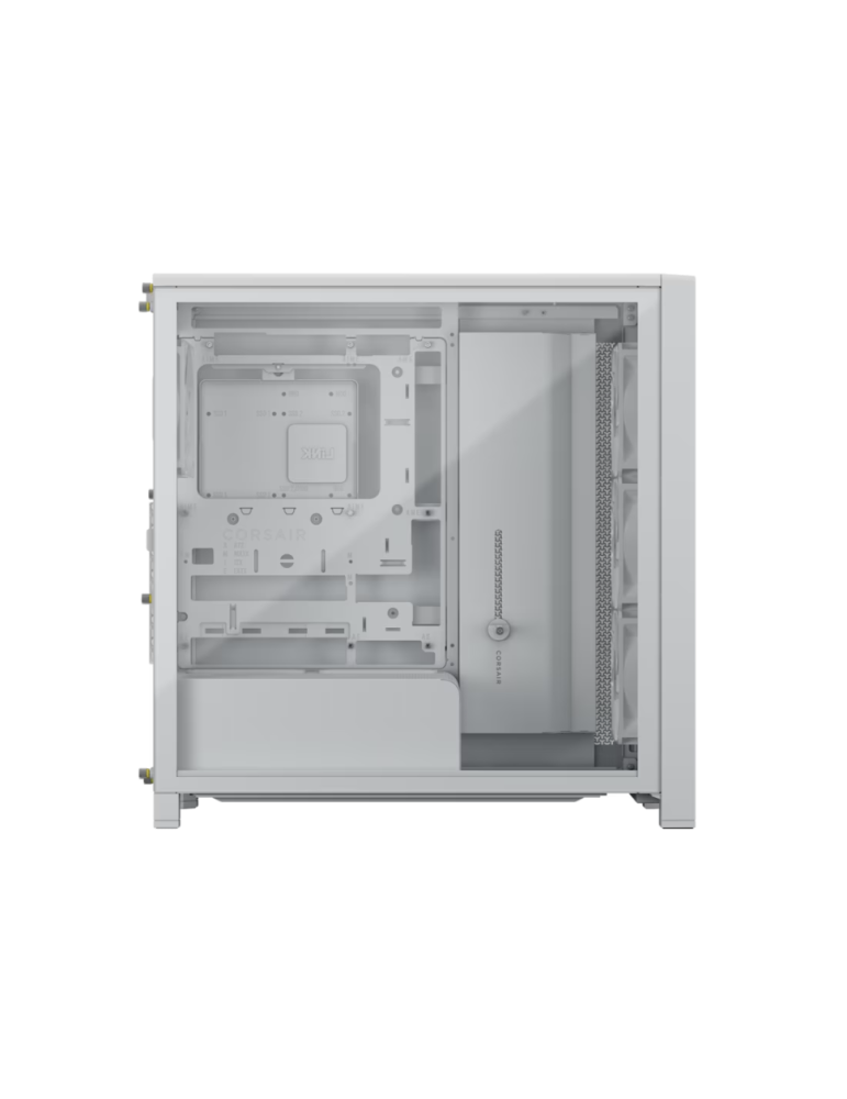 Кутия за компютър Corsair Frame 4000D Airflow, Mid-Tower, White/Oak - CC-9011341-WW - 3