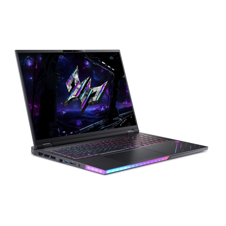 Лаптоп Acer Predator Helios 18 PH18-I71-93T3, 18" WQXGA IPS 250Hz, Intel Core Ultra 9 290HX Plus, RTX 5080 16GB, 64GB DDR5, 2TB 