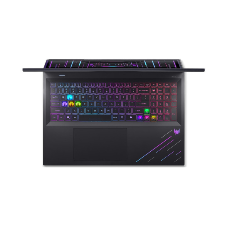 Лаптоп Acer Predator Helios 18 PH18-I71-93T3, 18" WQXGA IPS 250Hz, Intel Core Ultra 9 290HX Plus, RTX 5080 16GB, 64GB DDR5, 2TB 
