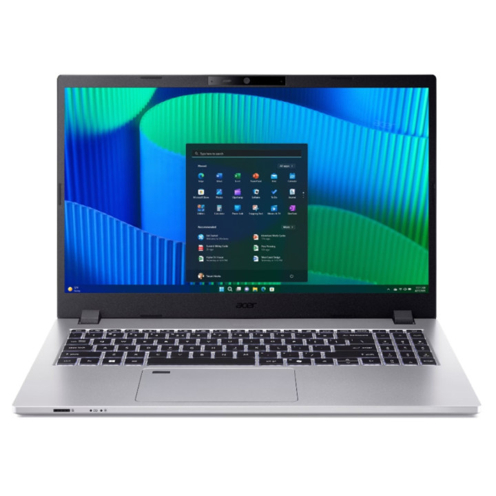 Лаптоп Acer TravelMate P215 TMP215-55-TCO-5378, 15.6" Full HD IPS, Intel Core 5 120U, 16GB DDR5, 512GB SSD, Windows 11 Pro EDU -