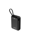 Външна батерия CANYON OnPower 204, 20000mAh, 22.5W бързо зареждане, вградени USB-C/Lightning кабели - CNS-CPB204B - 3