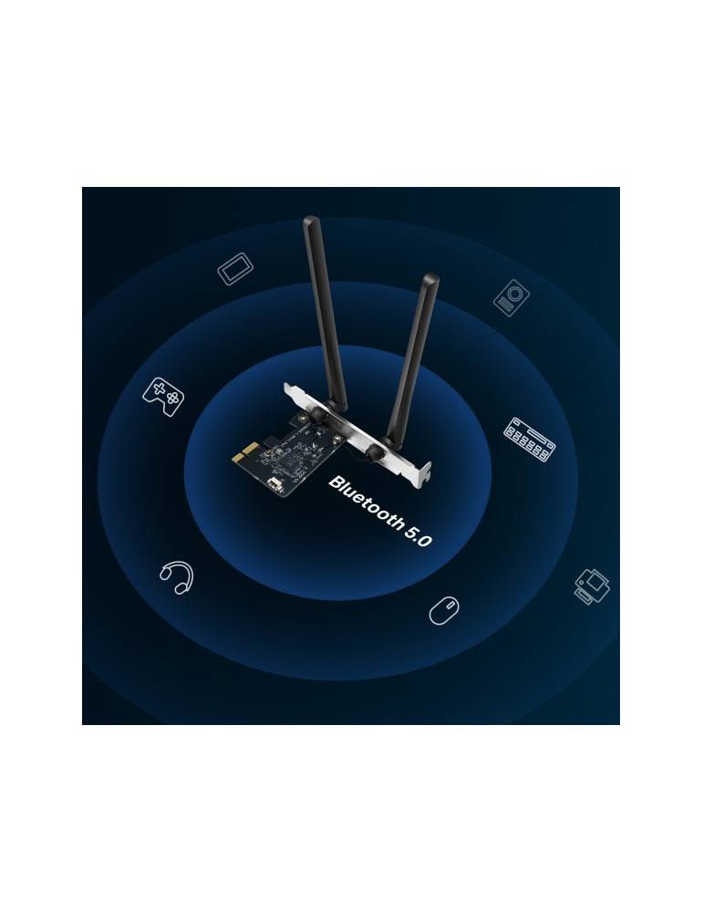 Безжичен PCIe адаптер MERCUSYS MA30E, AC1200, 2.4GHz, 2× антена - 3