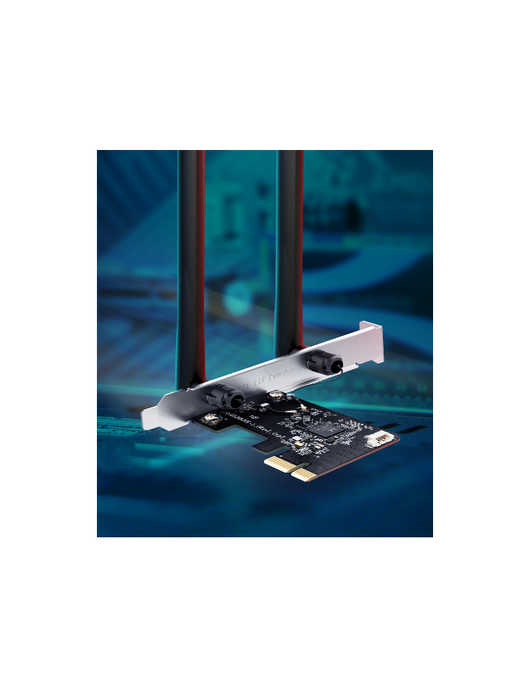 Безжичен PCIe адаптер MERCUSYS MA30E, AC1200, 2.4GHz, 2× антена - 6