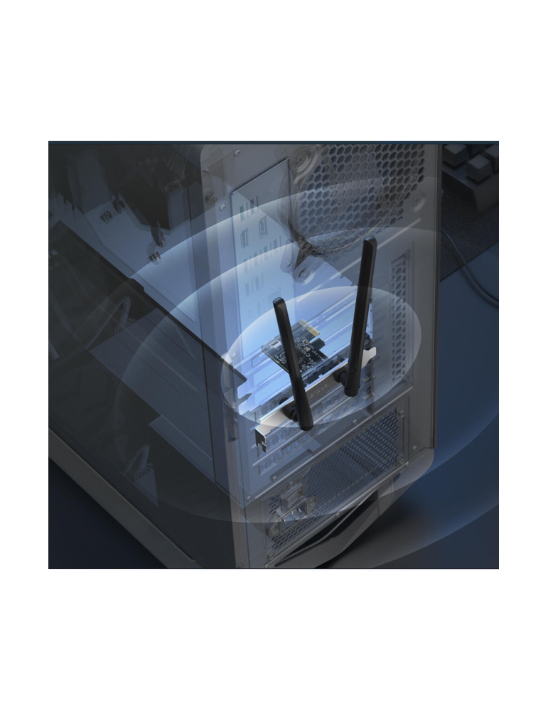 Безжичен PCIe адаптер MERCUSYS MA30E, AC1200, 2.4GHz, 2× антена - 8