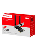 Безжичен PCIe адаптер MERCUSYS MA30E, AC1200, 2.4GHz, 2× антена - 10