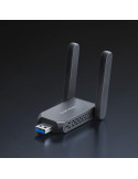 Wi-Fi адаптер Mercusys MA37BEH, USB 3.0, BE6500, 2 външни антени с висок коефициент на усилване - 2