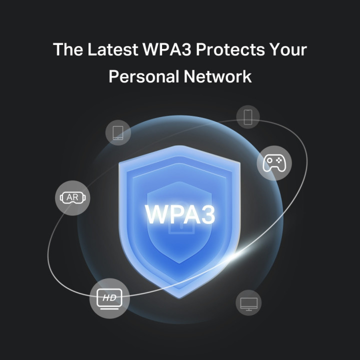 Wi-Fi адаптер Mercusys MA37BEH, USB 3.0, BE6500, 2 външни антени с висок коефициент на усилване - 8
