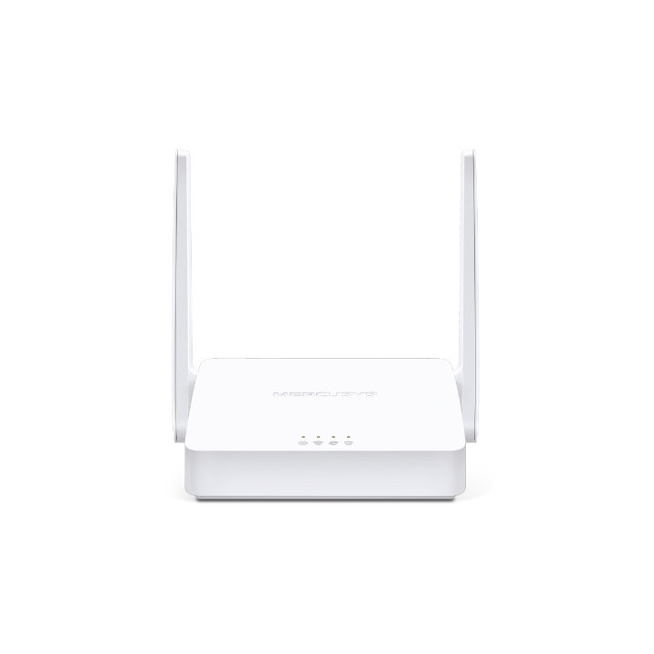 Безжичен рутер Mercusys MW301R, 300 Mbps, 2.4 GHz, 2x 5dBi антени - 1