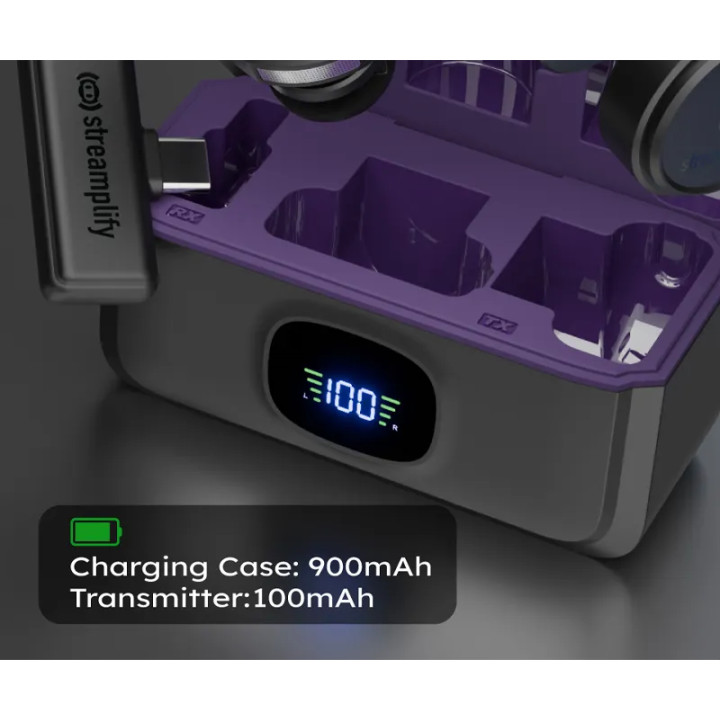 Безжична микрофонна система Streamplify MIC GO, USB-C, Динамичен, Омнидиректен, Професионална - SPML-MG1C051.11 - 7