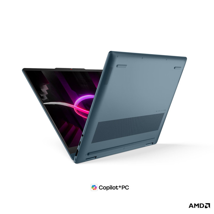 Лаптоп Lenovo Yoga 7 2-in-1 14AGP11, 14" WUXGA OLED, AMD Ryzen AI 7 445, 24GB LPDDR5X, 1TB SSD, Windows 11 Home - 83TD001NBM - 2