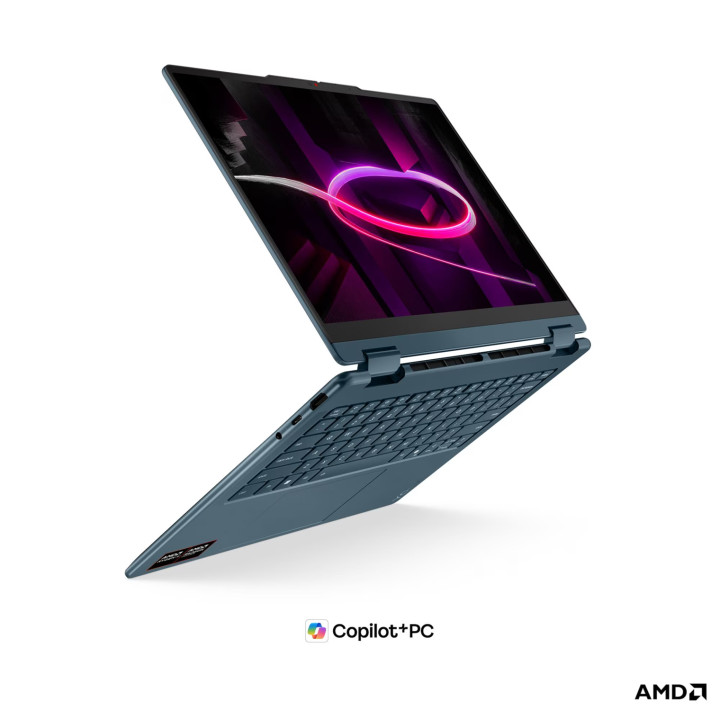 Лаптоп Lenovo Yoga 7 2-in-1 14AGP11, 14" WUXGA OLED, AMD Ryzen AI 7 445, 24GB LPDDR5X, 1TB SSD, Windows 11 Home - 83TD001NBM - 5
