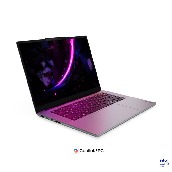 Лаптоп Lenovo Yoga Pro 9 16IPH11 Aura Edition, 16" 2.8K OLED 120Hz, Intel Core Ultra 9 386H, NVIDIA GeForce RTX 5060 8GB, 32GB L