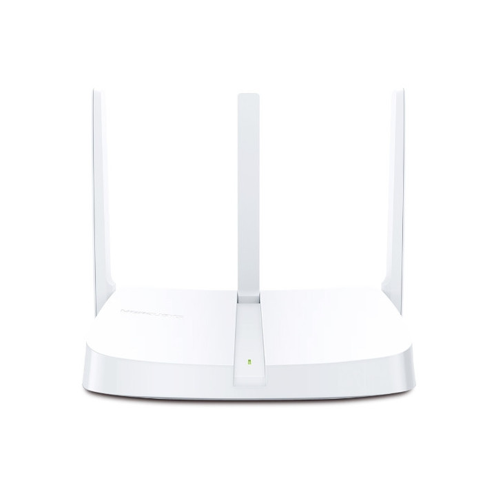 Безжичен рутер Mercusys MW306R, N 300 Mbps, 2.4GHz, 3 външни антени - 1