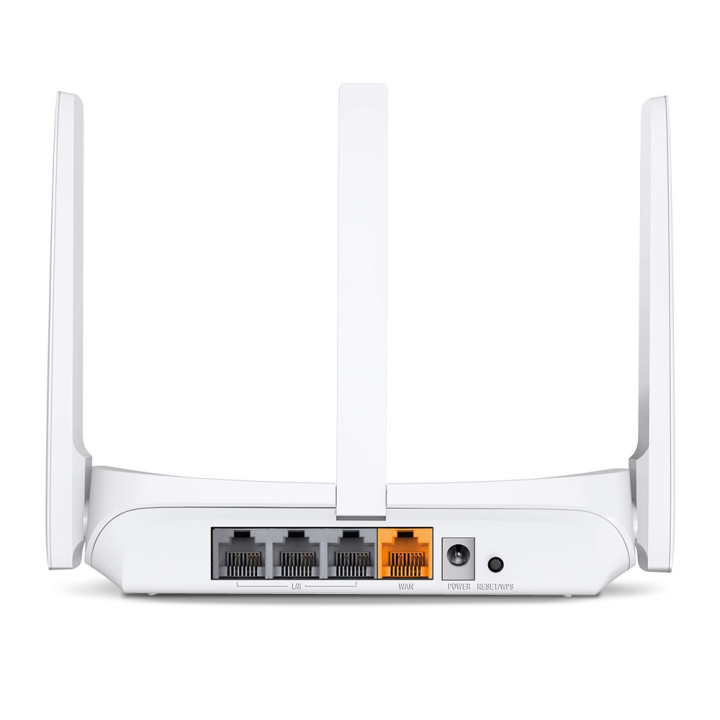 Безжичен рутер Mercusys MW306R, N 300 Mbps, 2.4GHz, 3 външни антени - 2