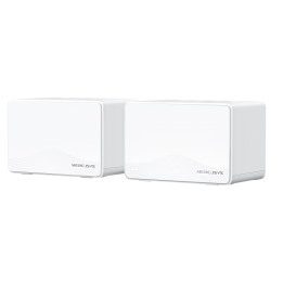 Безжична mesh система Mercusys Halo H25BE (2-pack), BE3600, Wi-Fi 7, 3× 1Gbps портове - 1