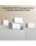 Безжична mesh система Mercusys Halo H25BE (2-pack), BE3600, Wi-Fi 7, 3× 1Gbps портове - 5